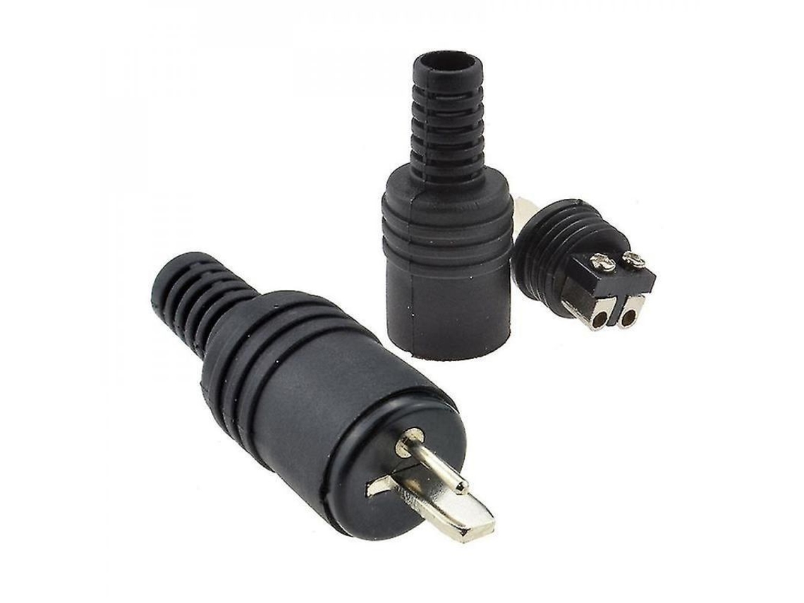 Conector de Alto-falante de 2 Pinos, Din Plug, com Terminais de Parafuso, 2 Pacotes, Wxc
