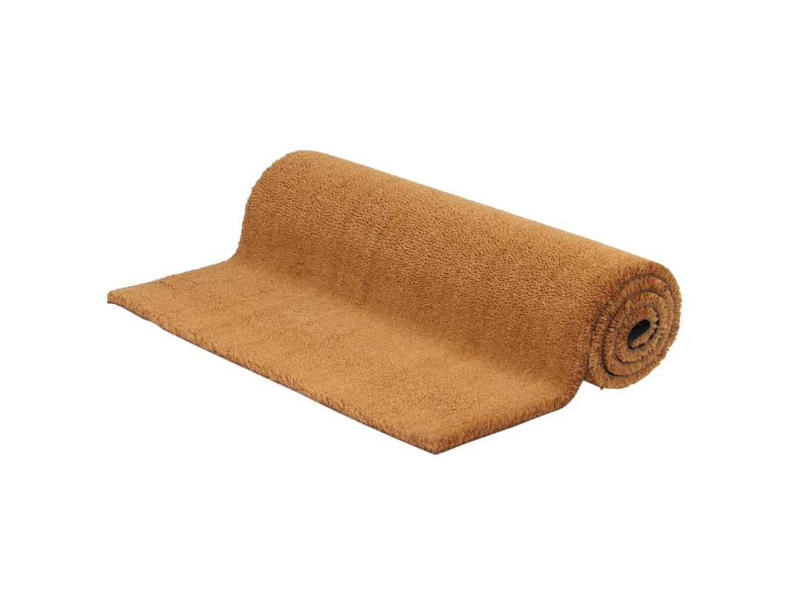 Vidaxl Tapete De Porta 80x100 Cm Fibra De Coco Tufada Natural