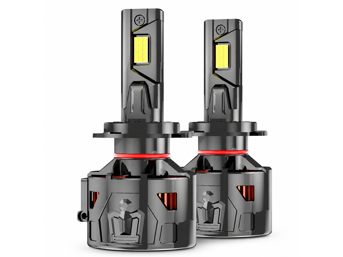 Lâmpada Led Para Farol De Carro H3 330 W, Acabamento Preto, Redsea