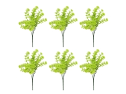 Laxiscreed Alface Artificial Verde Com Buda E 5 Garfos, Altura De 32,5cm