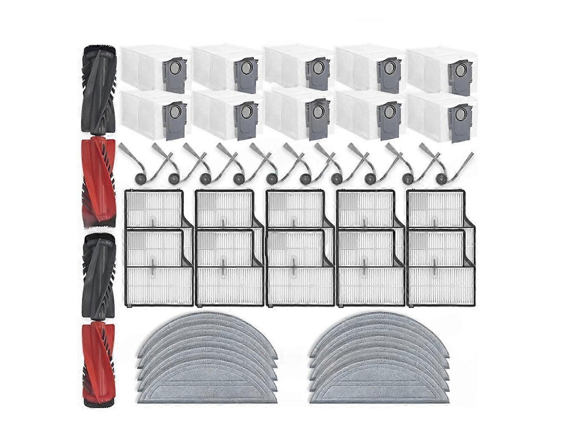 Para Saros 10 / S9 Maxv Ultra Peças Rolo Principal, Escova Lateral Pano de Limpeza Filtro Saco de Pó Acessórios