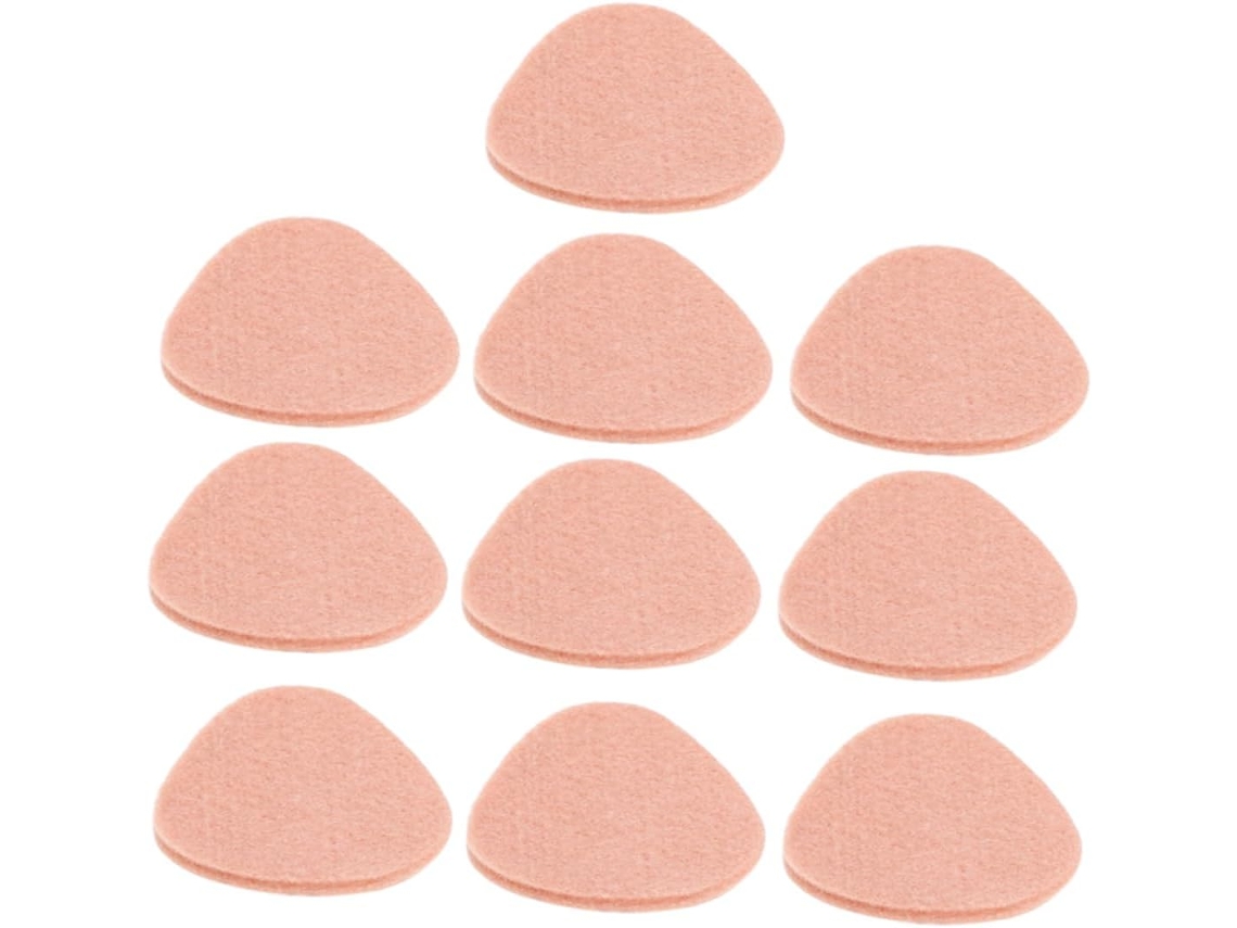 Conjunto De 5 Pares Protetores Gel Para A Parte Frontal E O Calcanhar, Com Adesivo Para Sapatos De Salto Alto