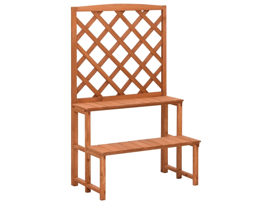 Suporte De Plantas Com Treliã§a 70x42x115 Cm Abeto Maciã§o DKD HOME DECOR