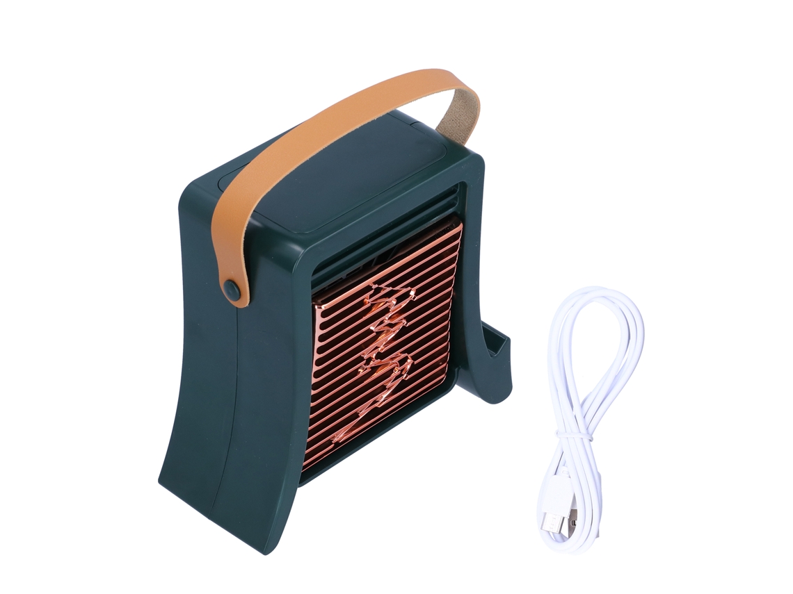 Ventoilumidificador Led Portátil Usb Verde para Sala e Jantar