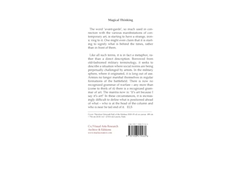 Livro Magical Thinking Why the avant-garde is now history de Edward Lucie-Smith (Inglês - Capa Dura)