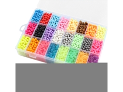 Conjunto De 5200 Contas De Spray Com Água 24 Cores Diy Brinquedo De Arte Infantil Presente