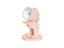 Base Magnética Dinossauro Rosa 0.06w Com Vídeo Frete Grátis