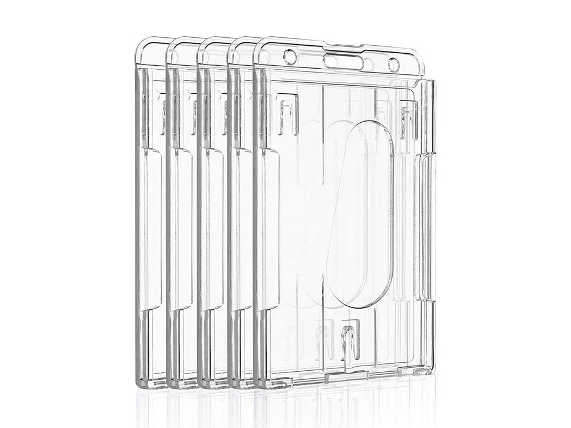 Porta, Crachá de Plástico Rígido, Crachá Transparente com e BRILVIBERA