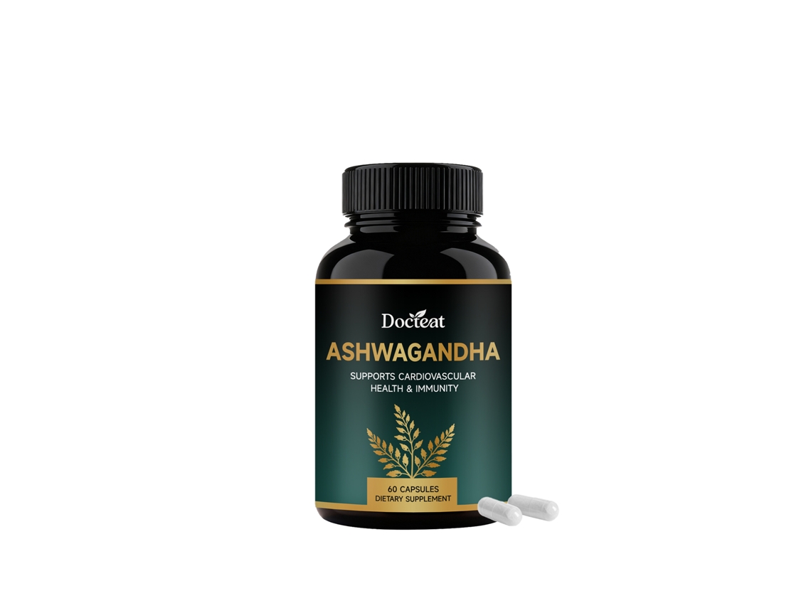 Cápsulas Ashwagandha Docteat para Bem estar Diário