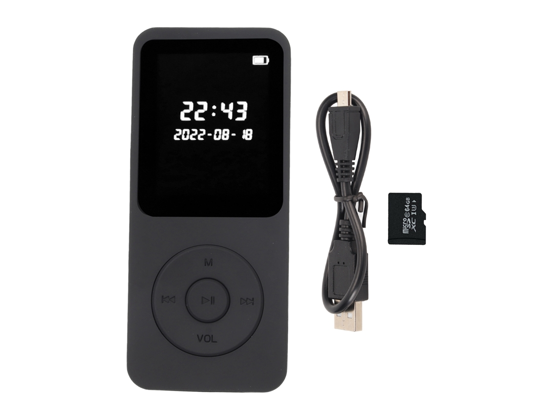 MP3/MP4 Player EOOCOO ultra fino com Bluetooth 5.0