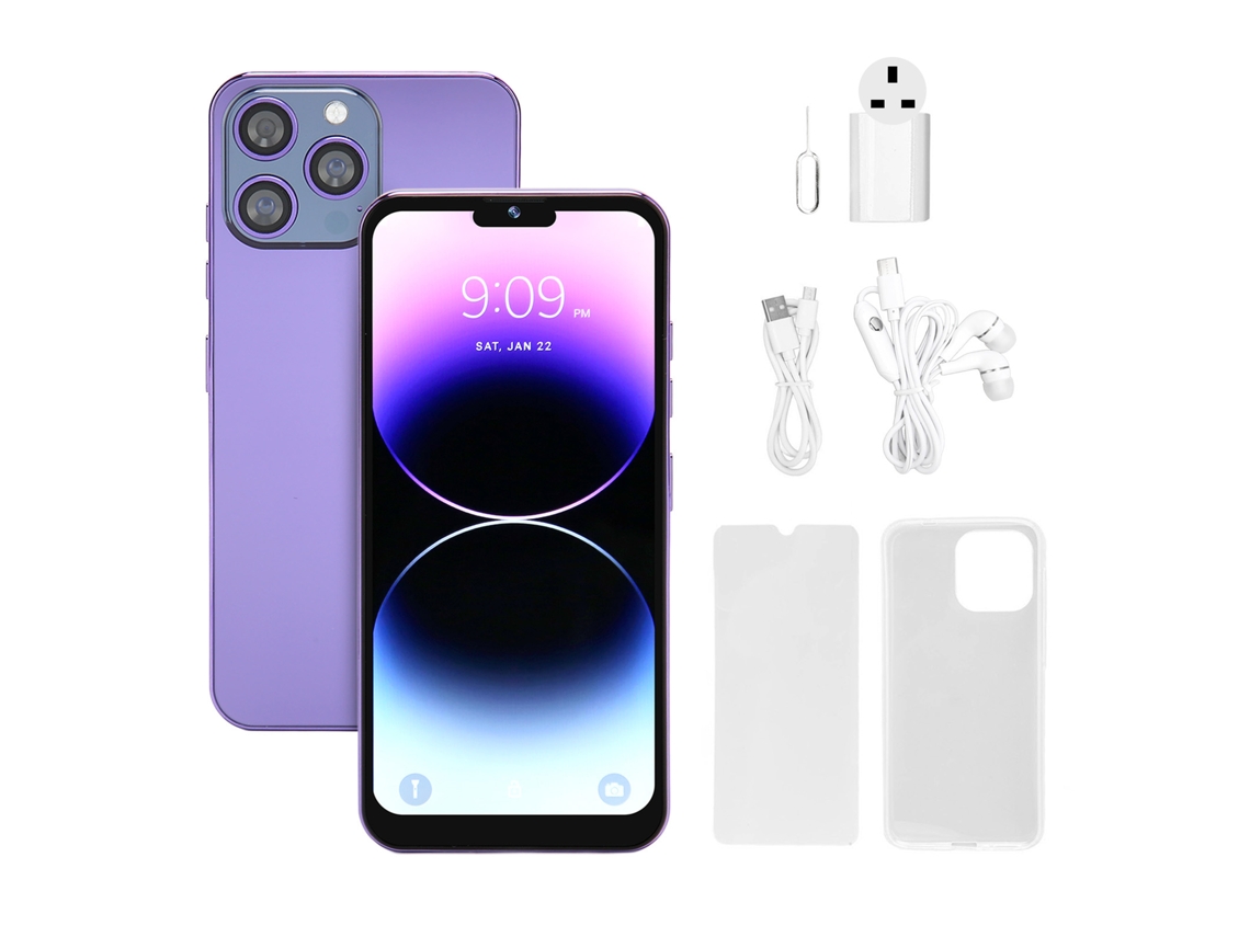 Laxiscreed Smartphone Android 3g Com 4gb Ram E 64gb De Armazenamento, Ótimo Para Uso Diário