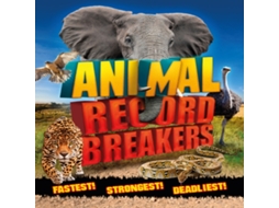 Livro Animal Record Breakers de Steve Parker (Inglês)