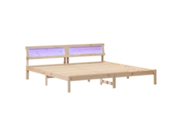 Estrutura da Cama com Cabeceira Castanho 180 X 200 Cm MAISON EXCLUSIVE
