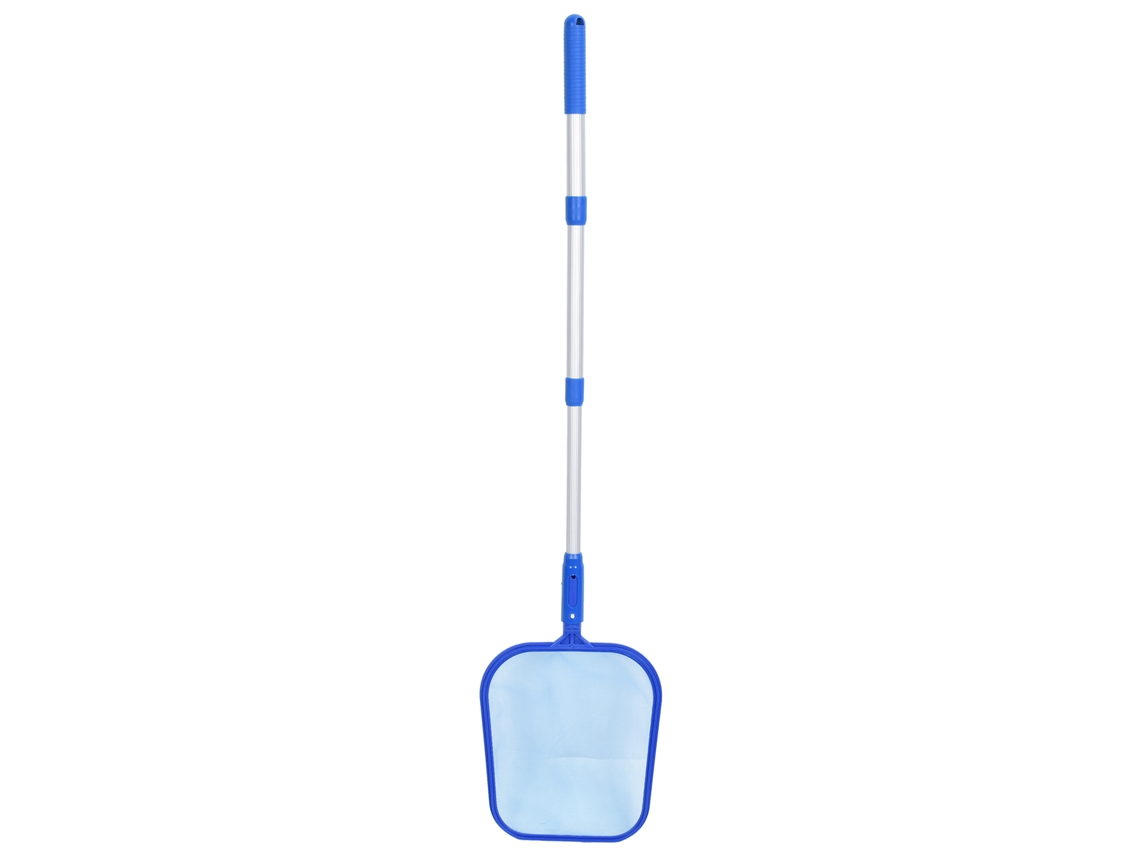 Primerox kit Limpeza Piscina Rede Skimmer com Vara Telescópica 44,5 88cm para Folhas e Detritos