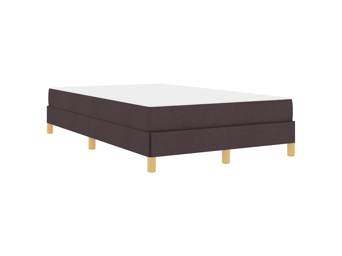 Conjunto 1 Cama Box Vidaxl Castanho Tecido (120 X 200 Cm)