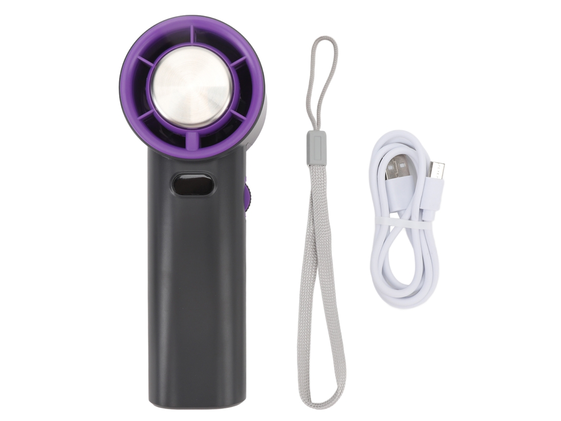 Ventilador portátil Primerox com compressor de gel, tela de tecido e USB.
