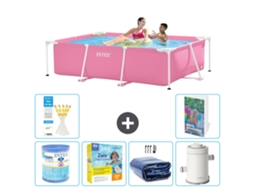Piscina com Estrutura Retangular 220x150x60 Cm 5 peças S65 INTEX