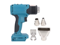 Pistola de ar comprimido recarregável com bateria de íon de lítio (três configurações de temperatura, alta potência e portátil)