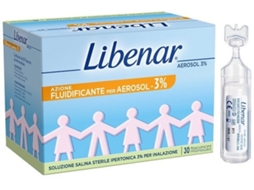 Solução Salina Hipertónica 3% LIBENAR para Inalação com Aerosol 30 Frascos Monouso X 4 Ml LIBENAR