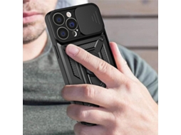 Estojo Hybrid Armor Camshield Tampa para iPhone 14 Plus GENERIC Azul