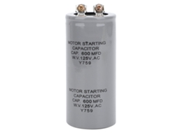 Capacitor De Arranque E Funcionamento Cd60 600mfd 125vac Motor 43x102mm