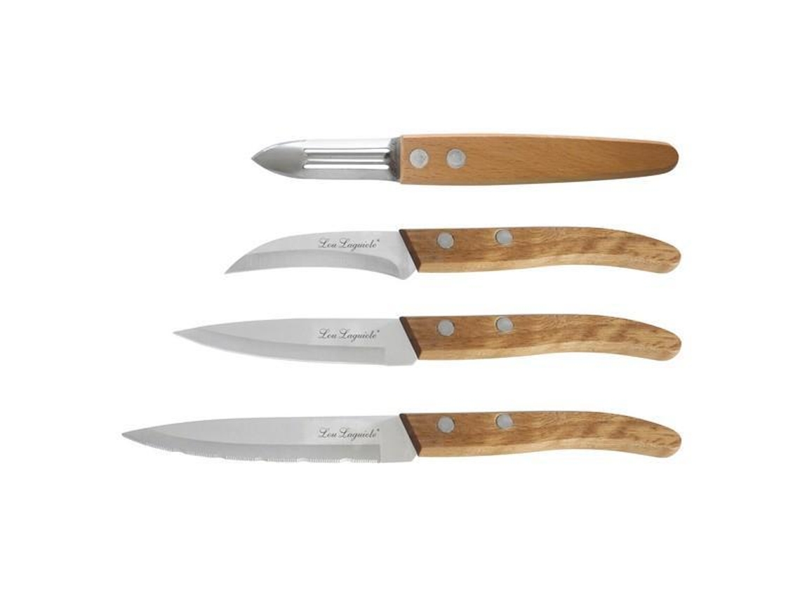 Conjunto de Facas de Cozinha Amefa Forest Wood 4 Pcs