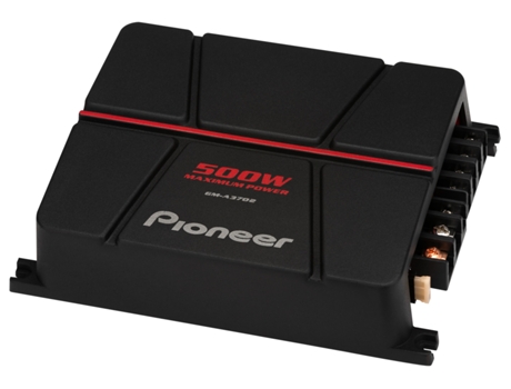 Amplificador Auto PIONEER GM-A3702 — 2 Canais | 500W | 10Hz-70kHz | 95dB