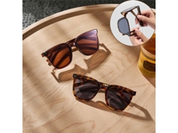 Óculos De Sol Dobráveis ​​polarizados Xiaomi Mijia Com Lentes De Película Polarizada De 8 Camadas Proteção Solar Moda Unissex Para Viagem