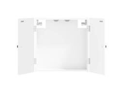 Vidaxl Armário Para Dartboard Breda Branco 52,5 X 10,5 X 53,5 Cm