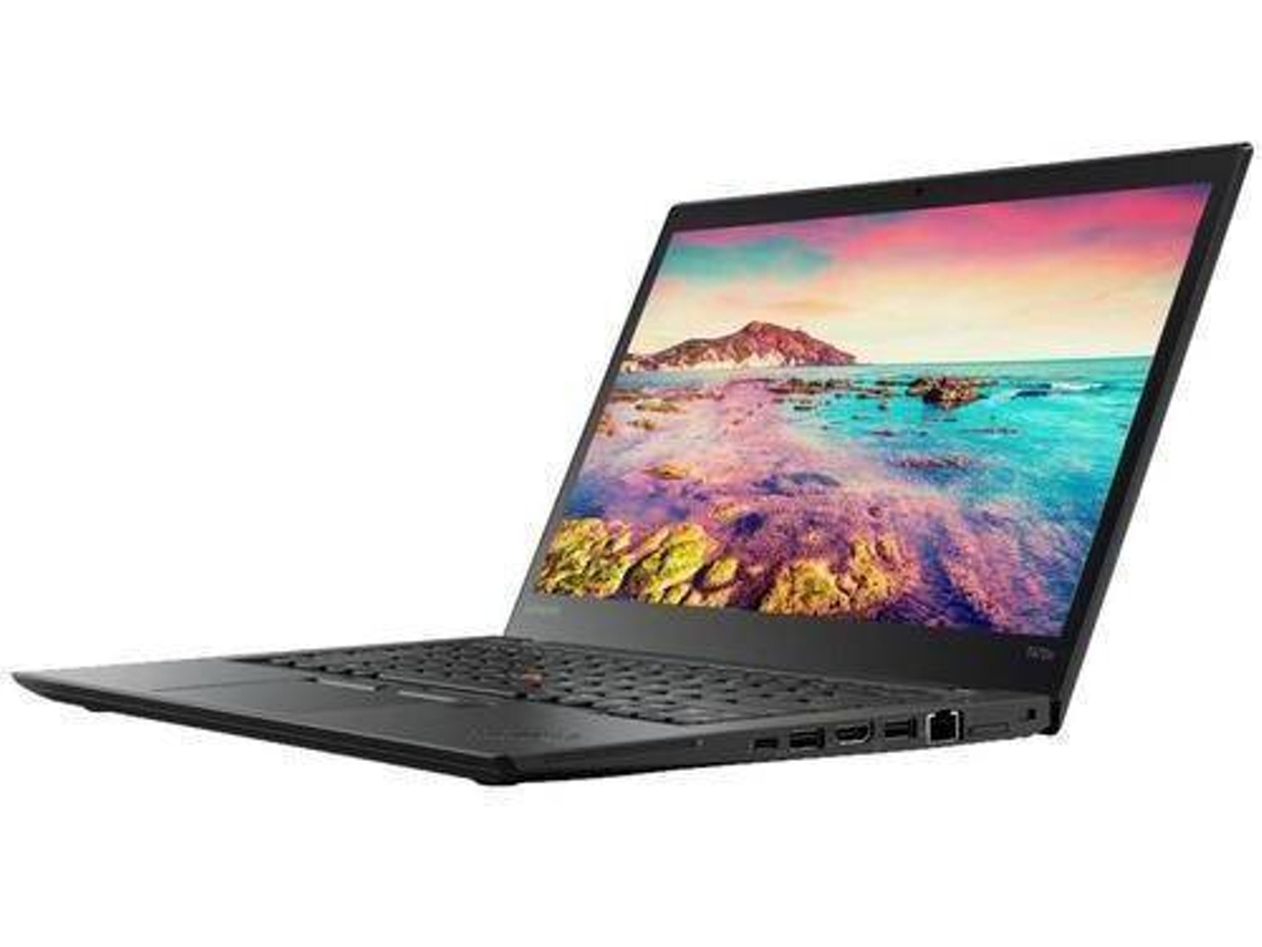 Portátil LENOVO THINKPAD T470s i7 (Recondicionado Como Novo - 14'' - Intel i7-6600U - RAM: 4 GB - 120 GB SSD - Intel HD Graphics)