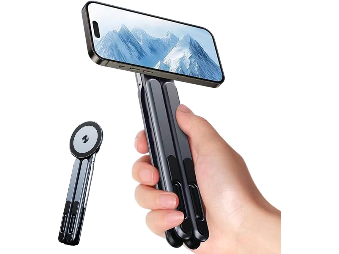 Suporte Portátil Para Laptop Magnético Alumínio Celular Ideal Viagens, Escritório E Atividades Ao Ar Livre