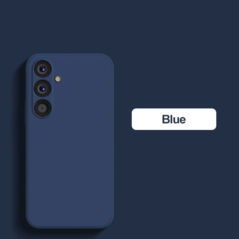 Capa De Silicone Líquido Para Câmera (azul Galaxy S26) Para Samsung