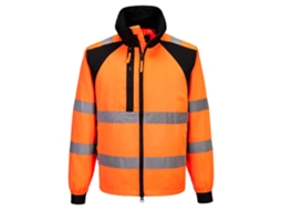 Capa De Chuva Wx2 Eco Hi-vis Para Trabalhos Exigentes Amarelo E Preto / 4xl