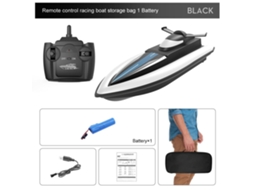 Mali barco de Controle Remoto Elétrico Racing de Alta Velocidade 2.4g com Bolsa de Armazenamento