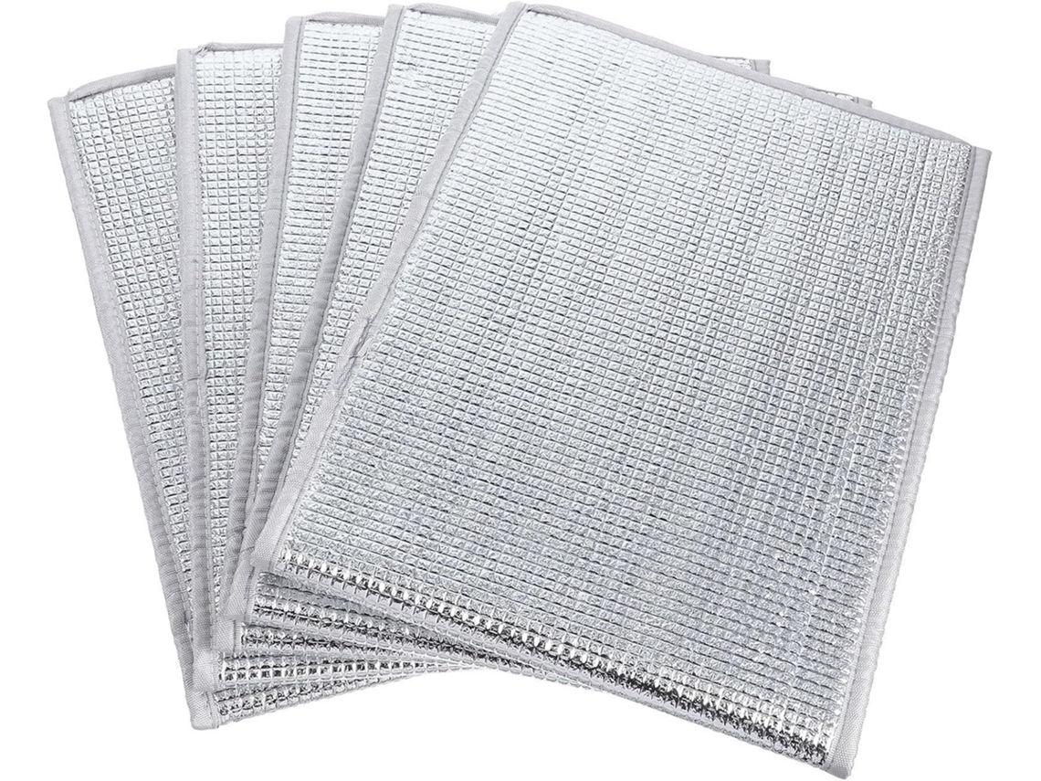 Kit de 5 Capas de Alumínio para Plantas, Capas Isolantes para Vasos de Flores com Proteção Térmica e Contra Geada, CHABERLU