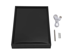 Mural Night Light Bluetooth 5.3 Alto Falante Liga De Alumínio 3w 4000mah Bateria Alto Falante Sem Fio Para Sala De Estar Yunzii