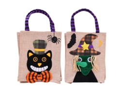 2 Pcs Sacos de Halloween Reutilizáveis Saco de Compras e Guloseimas de Abóbora NEVEANCE