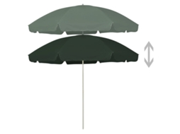 Guarda Sol | Para Sol | Toldo De Vela De Praia 300 Cm Verde Wsd494115 Lovely Home