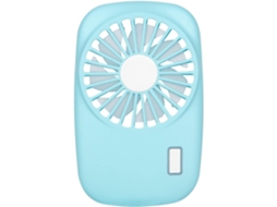 Mini Ventilateur Personnel Portable, Puissant Mais Léger, Vitesse De Vent Réglable, Rechargeable Par Usb, Dimensions : 7,8 X 2,3 X 12,9 Cm, Bleu.