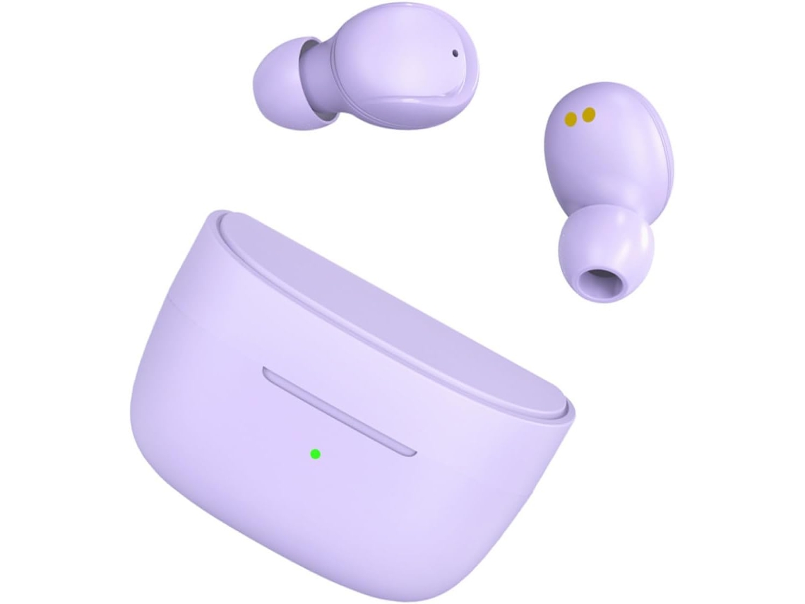 Fones De Sem Fio Tws, Com Por Toque, Design Leve Para E Uso Cor Roxa