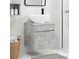 Vidaxl Vanidade De Pia De Parede Cinzento Cimento 49 X 44,5 X 66,5 Cm