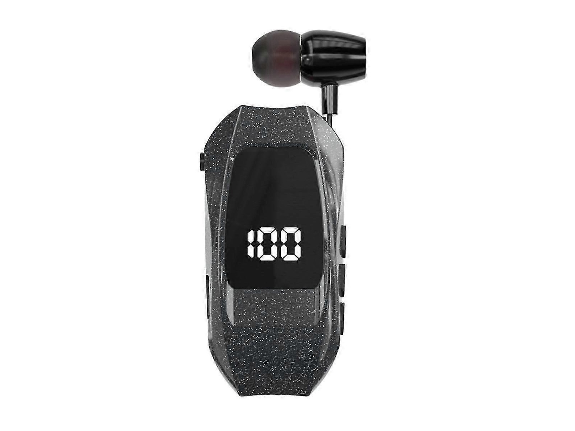 Fone De Ouvido Retrátil Sem Fio Com Lapela E Display Digital Led, Adequado Para Treinamento Esportivo, Direção E Trabalho. Ly Ebike