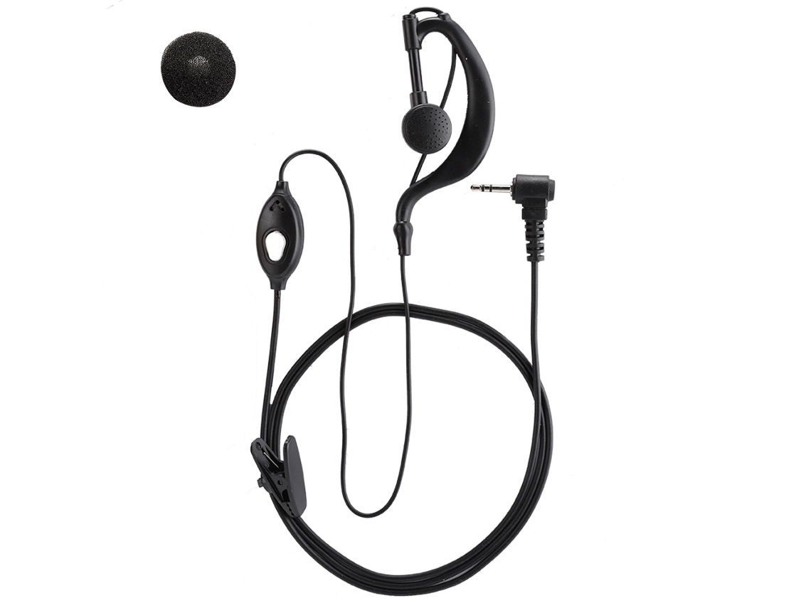 2pcs Fone De Ouvido Headset Com Plug T 2.5mm Para Rádio Walkie Talkie Motorola