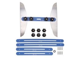 Medidor de Degraus Inox Resistente À Corrosão 8 16in Azul
