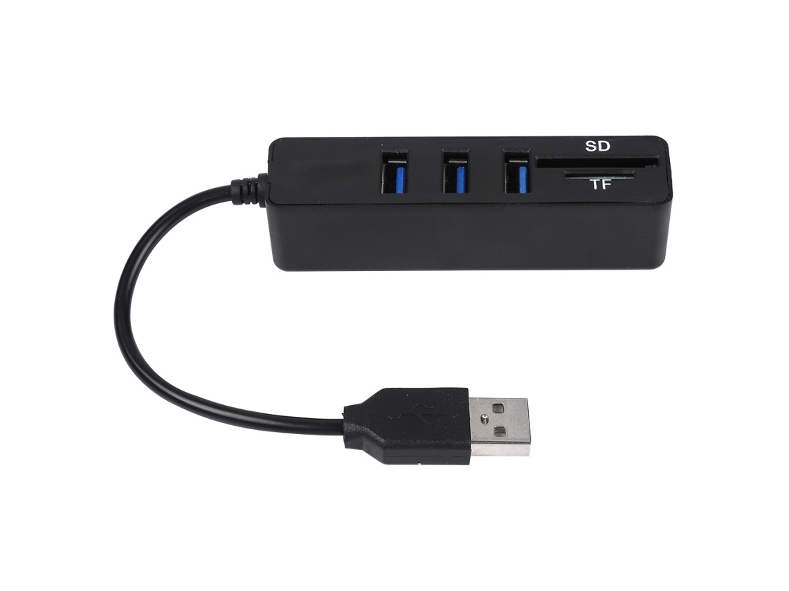 Usb Hub EOOCOO (expansão Multifuncional com Leitor de Cartões)