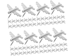 Alfinetes De Metal Em Formato Avião , Ideais Para Decoração Lareiras