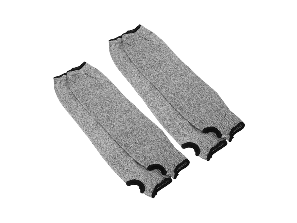 Conjunto De 4 Mangas De Proteção Com Orifício Para O Polegar Para Proteção Dos Braços No Trabalho.