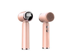Escova Facial 6 Em 1 Para Limpeza E Esfoliação Escova Rotativa De Limpeza Facial Com Display Led Escova Elétrica De Limpeza Facial Rosa Bestvite