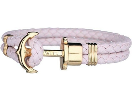 Pulseira PAUL HEWITT Âncora (Couro - Rosa - 19-20 cm)