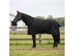 Vidaxl Cobertor De Cavalo Preto Total 105 Cm Poliéster